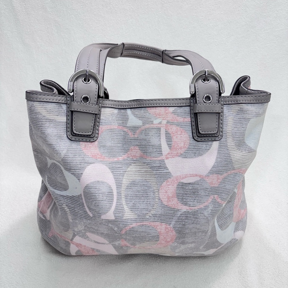 Coach Soho Optic Linen Hobo Bag